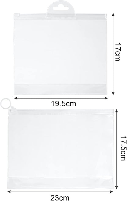 Clear Travel Toiletries Bag, 4 Pcs EVA Waterproof & Leakproof Portable Wash Bags