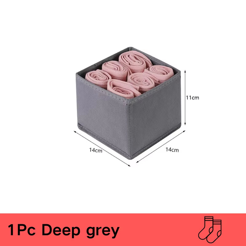 3Pcs/1Set Storage Box Foldable Non-Woven Storage Box Six-Piece Set 