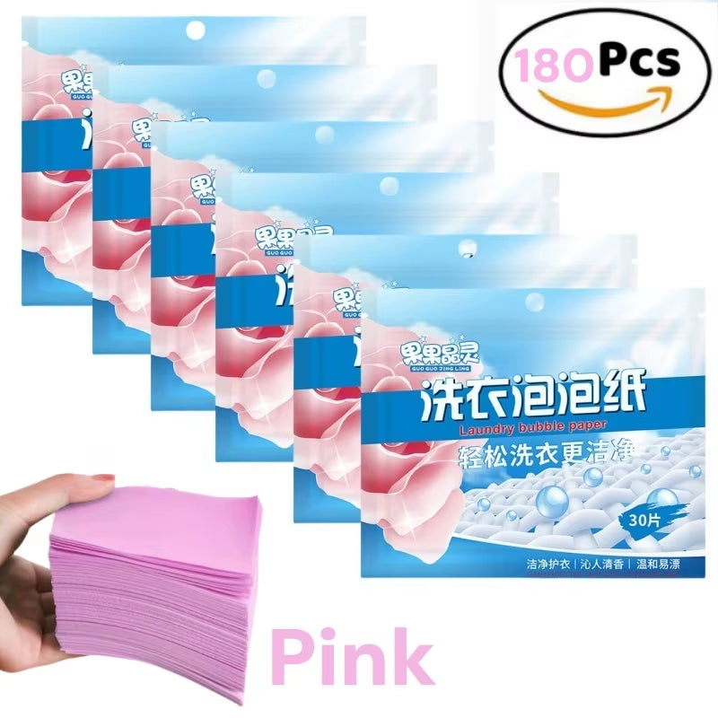 60 Pcs Laundry Tablets Concentrated Washing Powder Laundry Soap