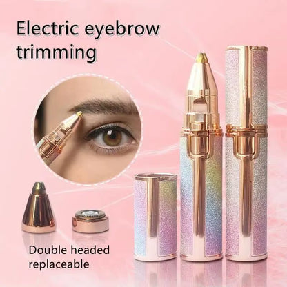 Eyebrow Trimmer Women'S Body Facial Lip Epilator Rechargeable Mini Shave Shaver