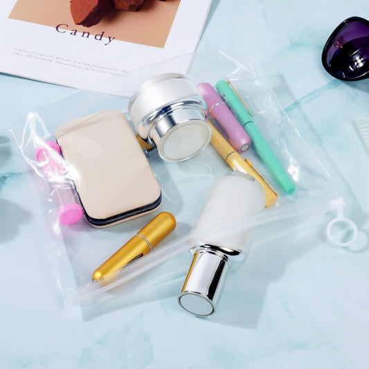 Clear Travel Toiletries Bag, 4 Pcs EVA Waterproof & Leakproof Portable Wash Bags