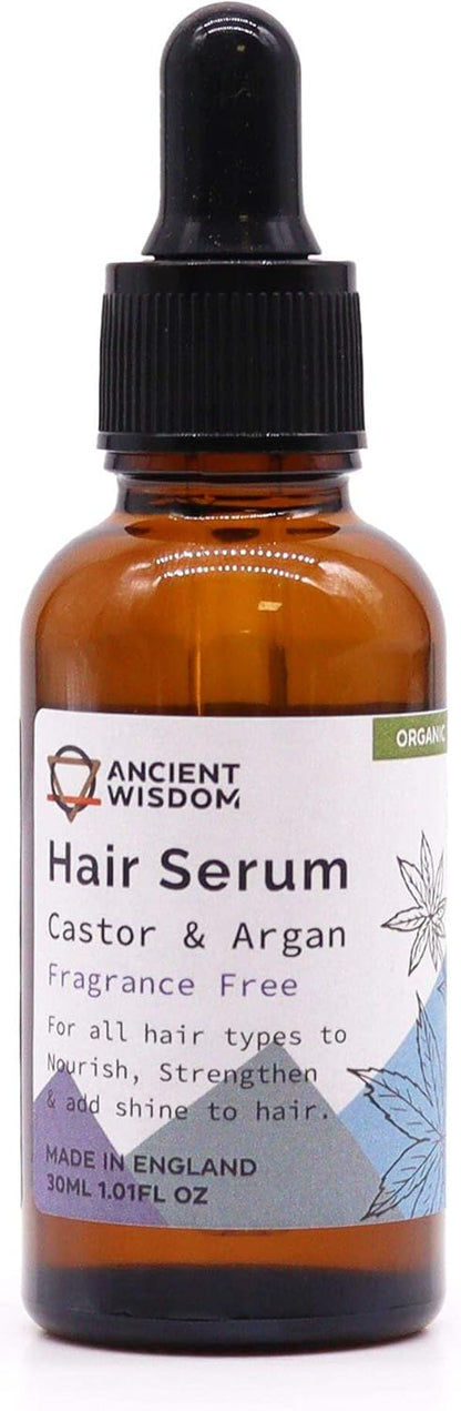 Organic Hair Serum 30Ml - Enhance Growth, Shine & Strength Nourish Naturally