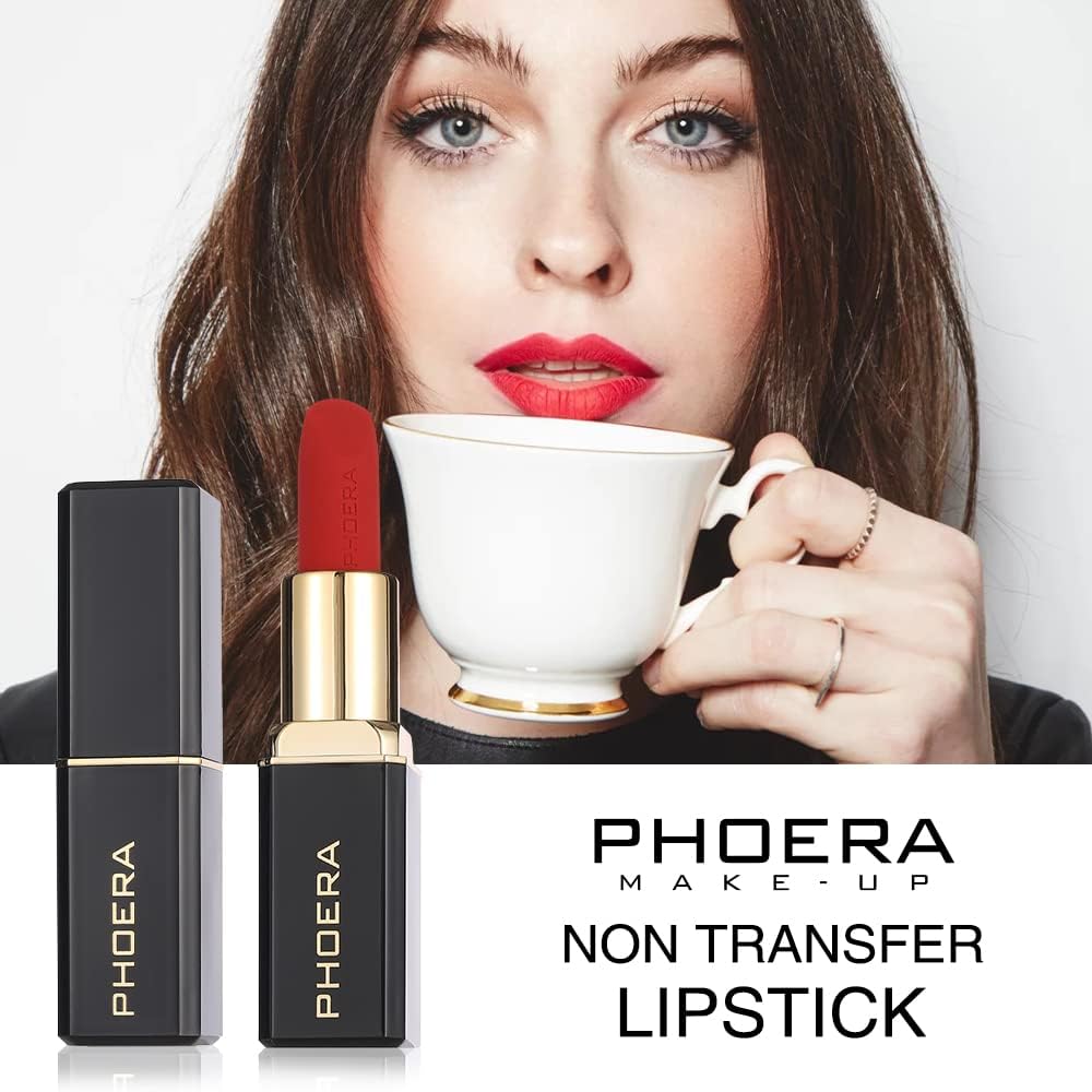 Non Transfer Lipstick Waterproof, Smudge-Proof and Mask-Proof Feeling Weightless Lipstick 