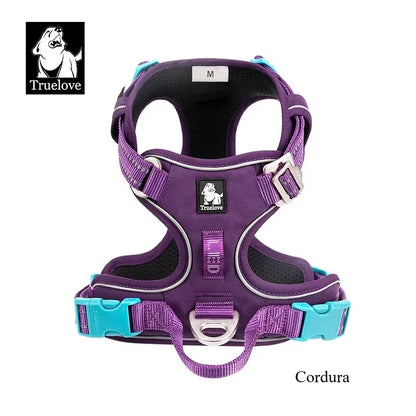 TRUE LOVE Pet Harness No Pull Nylon Reflective Dog Harness Adjustable