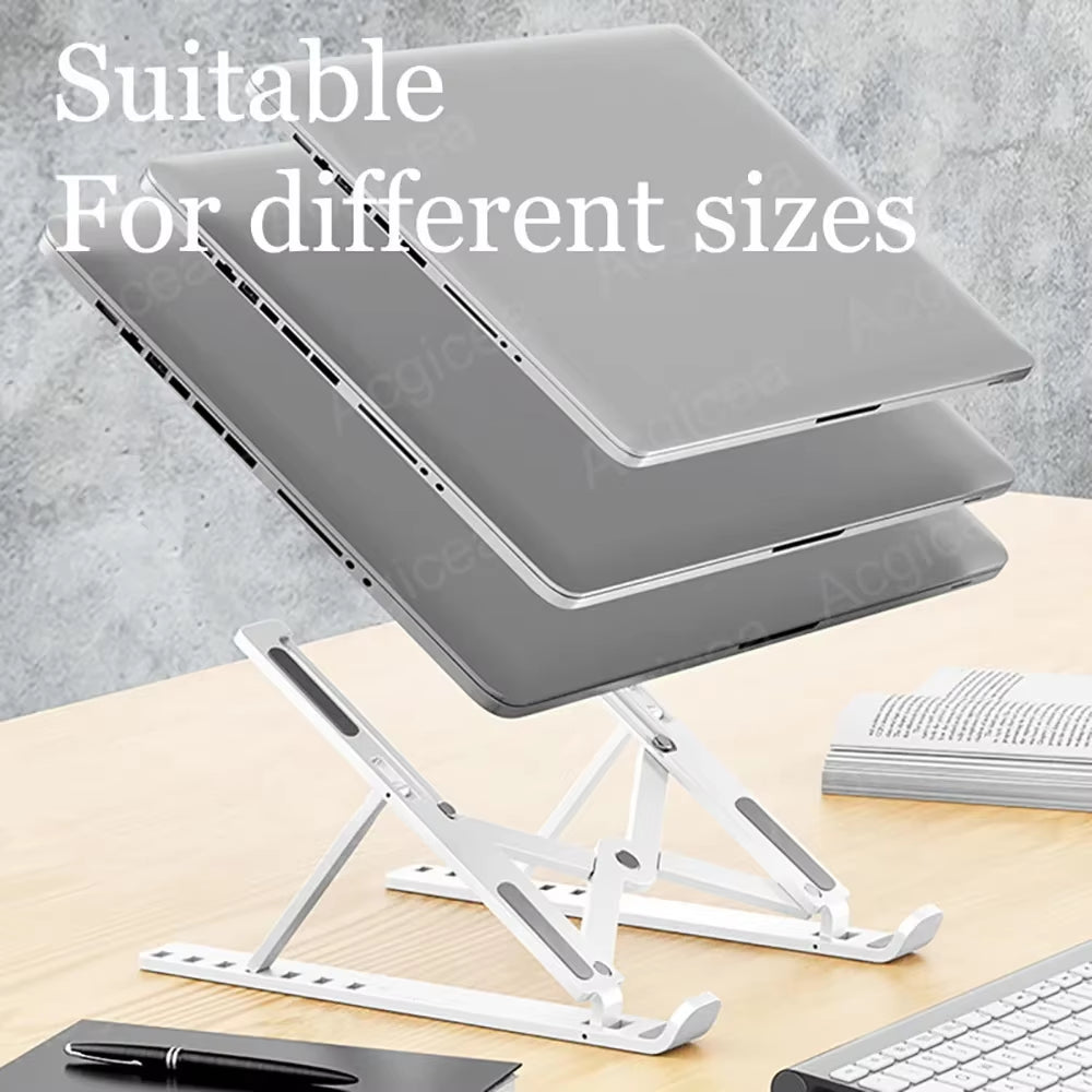 Foldable Laptop Stand 7 Levels ABS Portable Tablet Computer Bracket Universal Pad PC Holder
