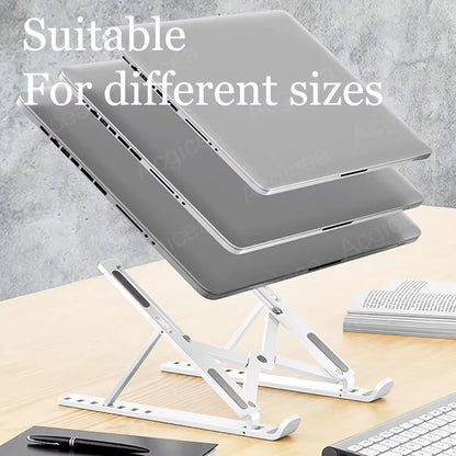 Foldable Laptop Stand 7 Levels ABS Portable Tablet Computer Bracket Universal Pad PC Holder