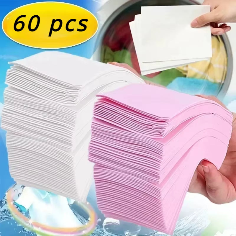 60 Pcs Laundry Tablets Concentrated Washing Powder Laundry Soap