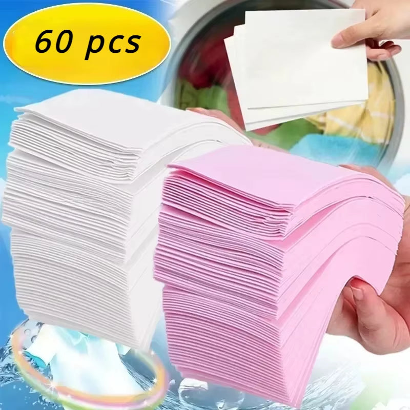 60 Pcs Laundry Tablets Concentrated Washing Powder Laundry Soap