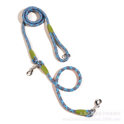 Reflective Nylon Leashes Pet Dogs Chain Traction Rope Leads