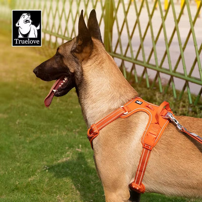 TRUE LOVE Pet Harness No Pull Nylon Reflective Dog Harness Adjustable