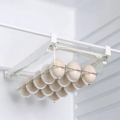 Fridge Organizer Fruit Egg Refrigerator Storage Rack Under-Shelf Refrigerator Organizer