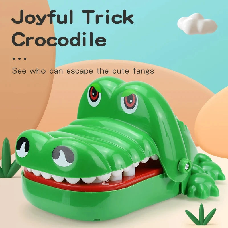 Crocodile Bite Hand Interactive Stress Relief Toy for Children - Parent-Child Party Prank Game