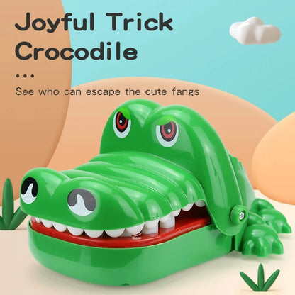 Crocodile Bite Hand Interactive Stress Relief Toy for Children - Parent-Child Party Prank Game