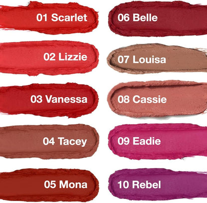 Non Transfer Lipstick Waterproof, Smudge-Proof and Mask-Proof Feeling Weightless Lipstick 