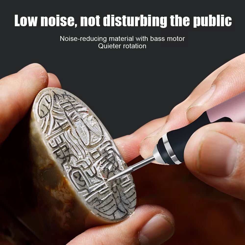 Mini Electric Engraving Pen 18000RPM | 3-Speed | Wireless | Jewellery