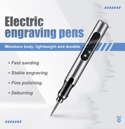 Mini Electric Engraving Pen 18000RPM | 3-Speed | Wireless | Jewellery