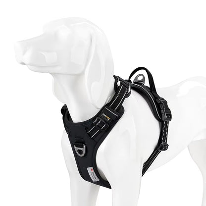 TRUE LOVE Pet Harness No Pull Nylon Reflective Dog Harness Adjustable