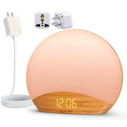 Awakening Sunrise Alarm Clock Table Clock Dimmable Timer Night Light