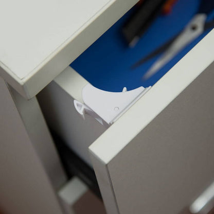 Child Safety Magnetic Cabinet Lock Set Childproof 8 Locks + 2 Magnetic Keys