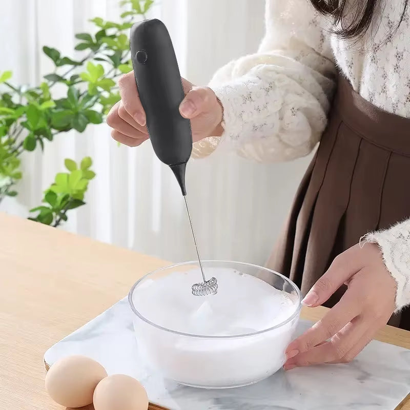 1PC Battery Model Handheld Egg Beater Froth Mixer KitchenTool