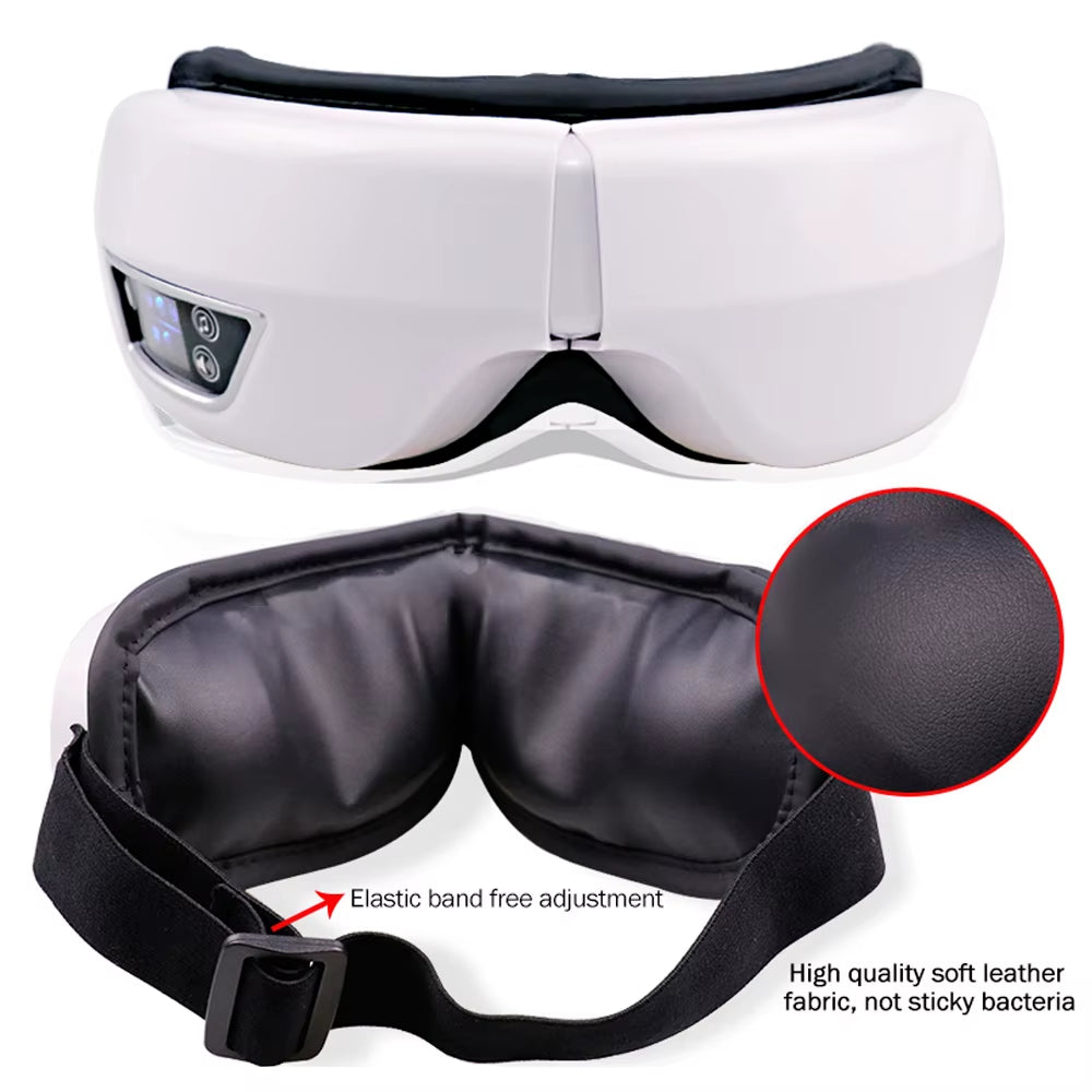 Smart Portable Vibration Eye Massager Airbag Compress Eye Care Tool Sleepping Mask