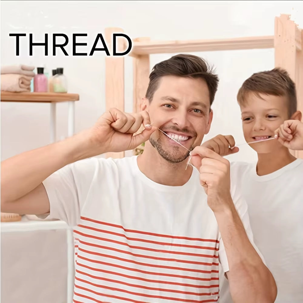 50 Meters Biodegradable Mint Dental Floss Deep Cleaning Dental Floss