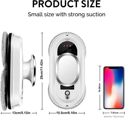 Smart Electric Window Cleaning Robot with Remote Control for Automatic Glass Cleaning