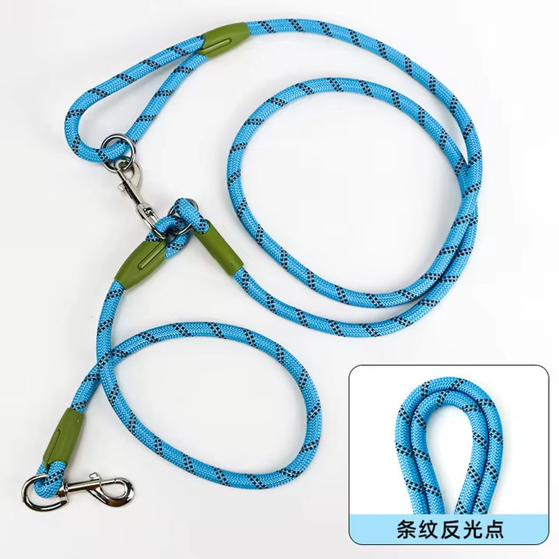Reflective Nylon Leashes Pet Dogs Chain Traction Rope Leads