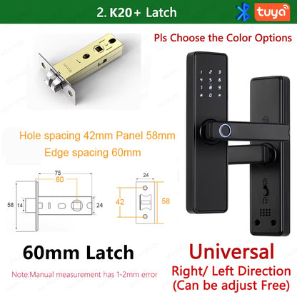 9-Language Biometric Fingerprint Door Lock Electronic Door Lock - EditWell