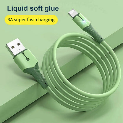 5A Fast Charging USB Cable for Iphone 14 13 12 11 Pro Max X XR 8 7 Light Charger