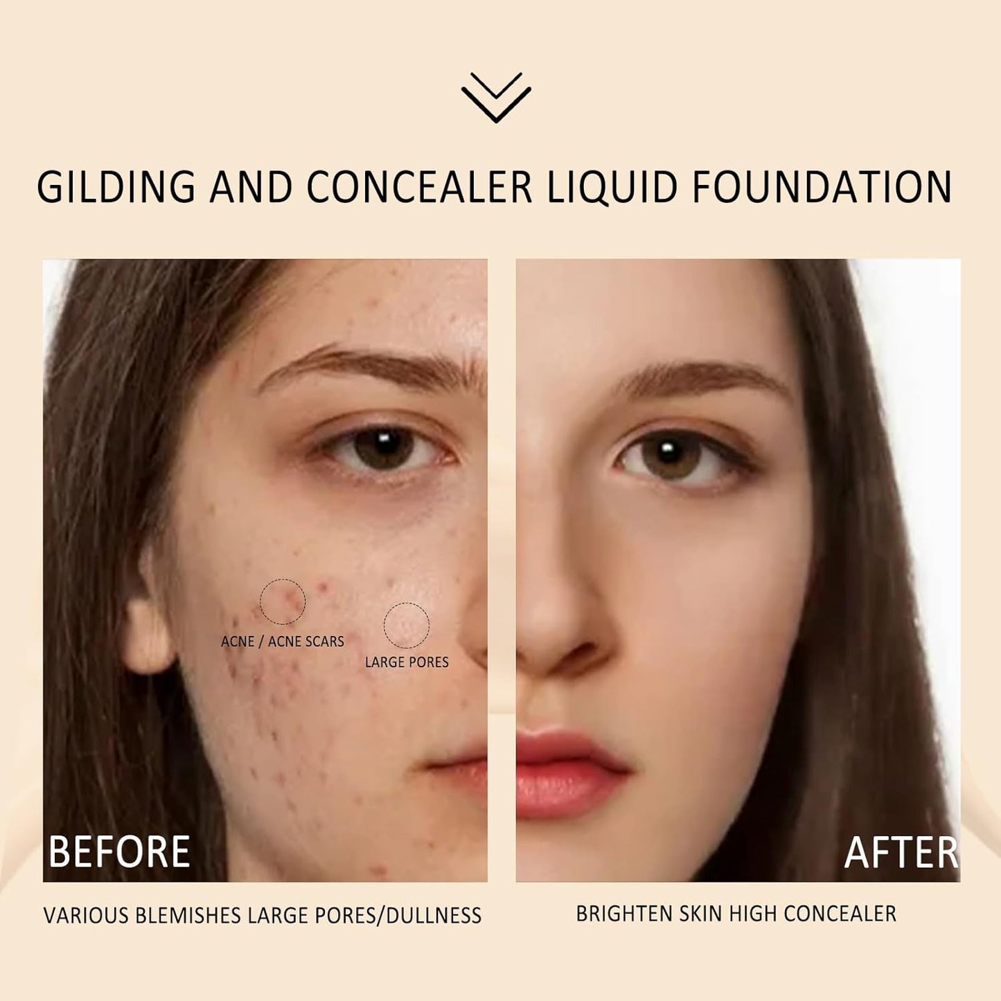 Colour Changing Foundation Makeup,Foundation for Mature Skin,Colour Match Foundation
