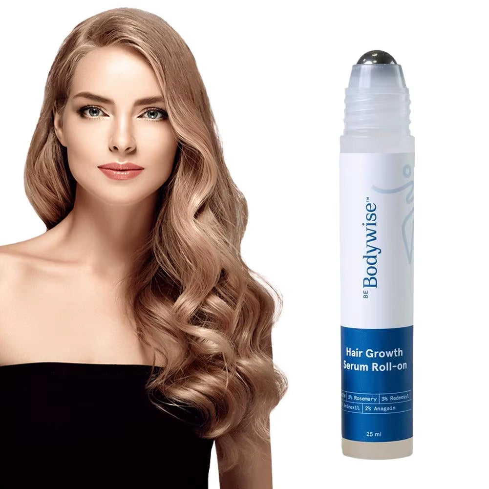 Rosemary Hair Serum Rolling Ball Essence Hair Root Strengthen Serum Scalp Care Roller Ball