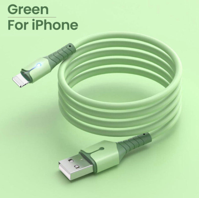 5A Fast Charging USB Cable for Iphone 14 13 12 11 Pro Max X XR 8 7 Light Charger