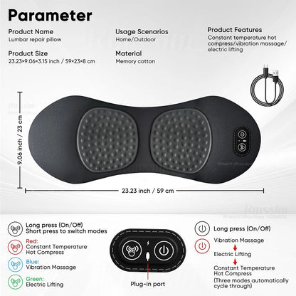 RelaxiCurve Pro – 3-in-1 Deep Tissue Shiatsu Massager