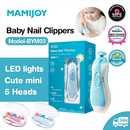 TinyTrim Glow – Electric Baby Nail Trimmer with LED Light