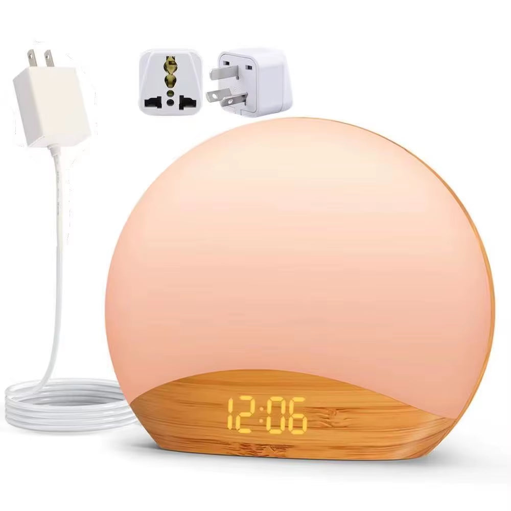 Awakening Sunrise Alarm Clock Table Clock Dimmable Timer Night Light - EditWell