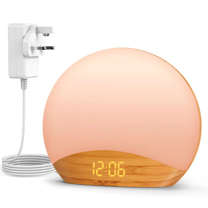 Awakening Sunrise Alarm Clock Table Clock Dimmable Timer Night Light - EditWell
