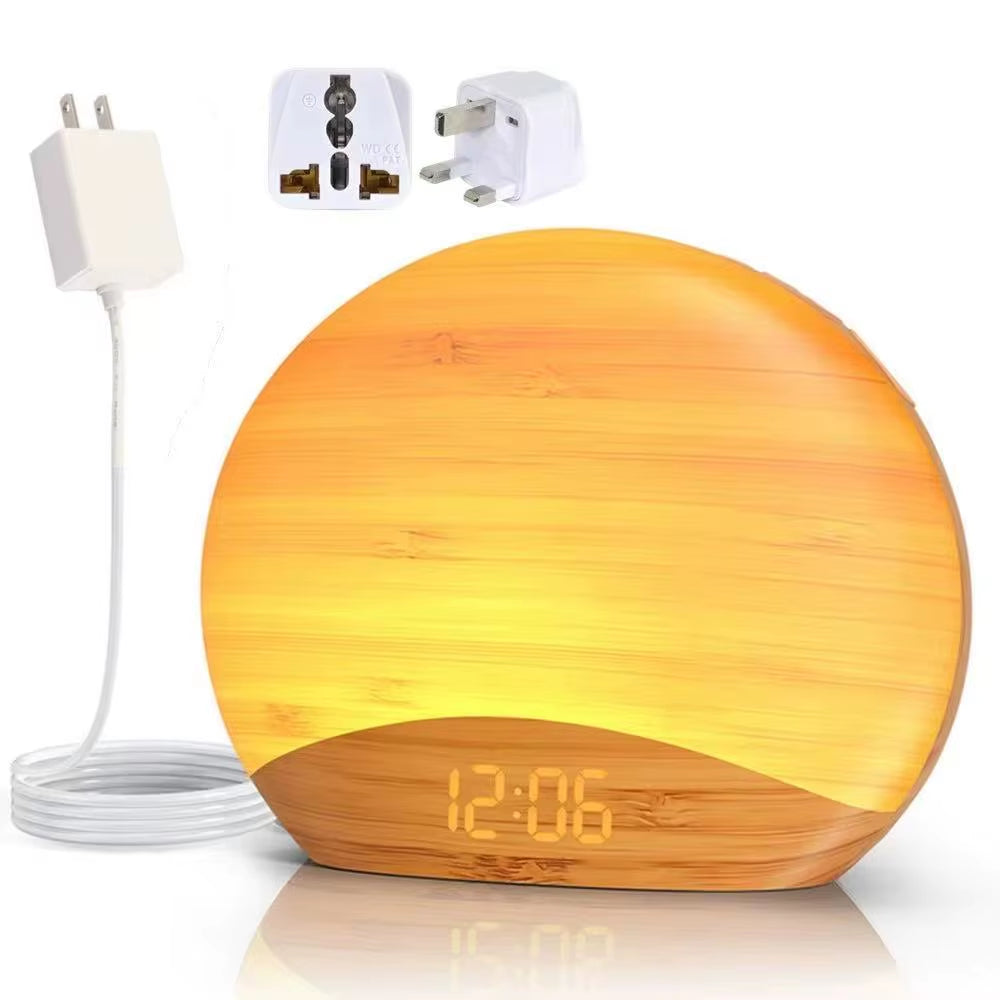 Awakening Sunrise Alarm Clock Table Clock Dimmable Timer Night Light - EditWell