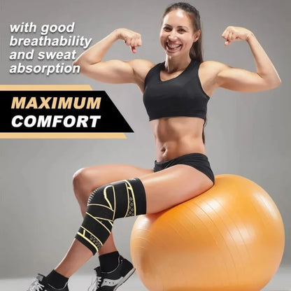 CopperFlex 360 - 3D Knee Compression Support Sleeve - EditWell