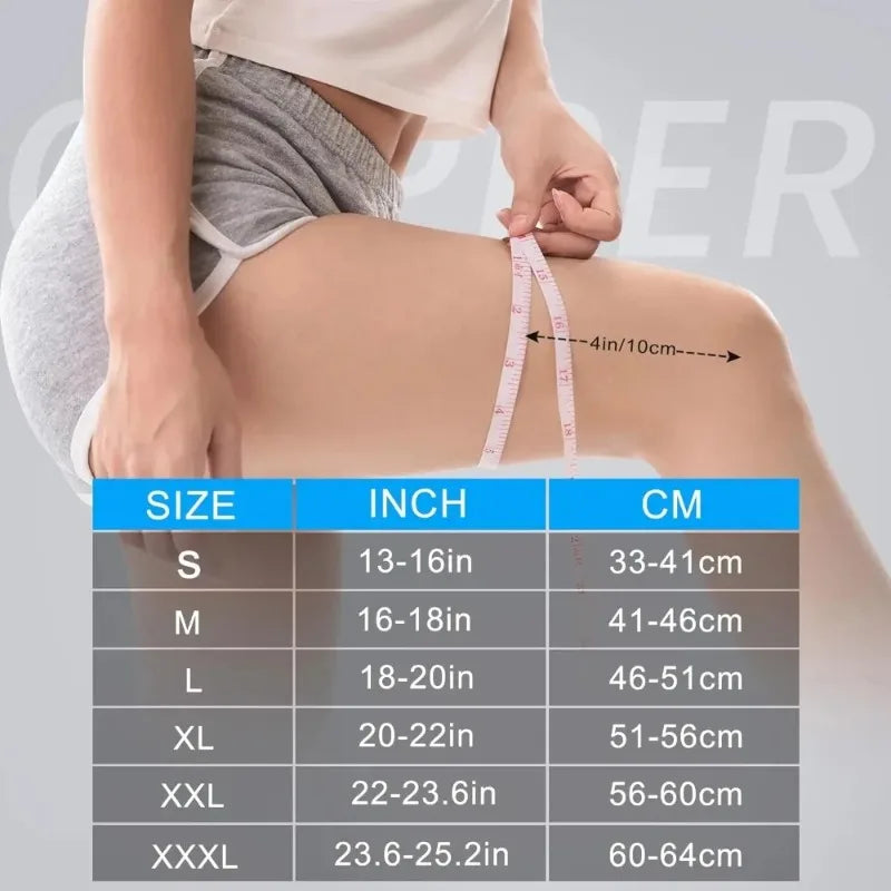 CopperFlex 360 - 3D Knee Compression Support Sleeve - EditWell