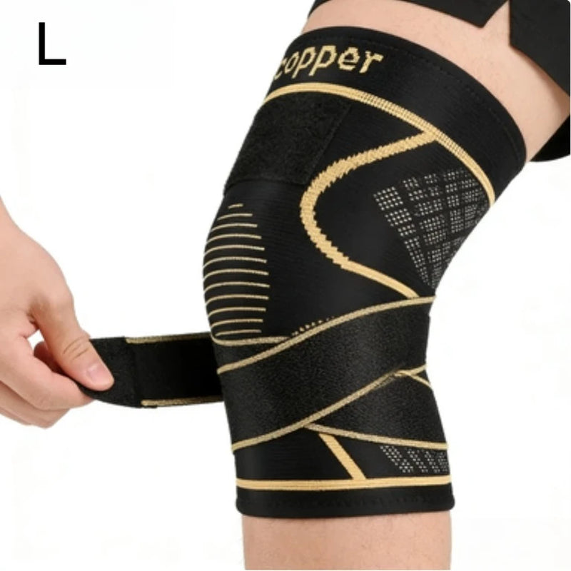 CopperFlex 360 - 3D Knee Compression Support Sleeve - EditWell