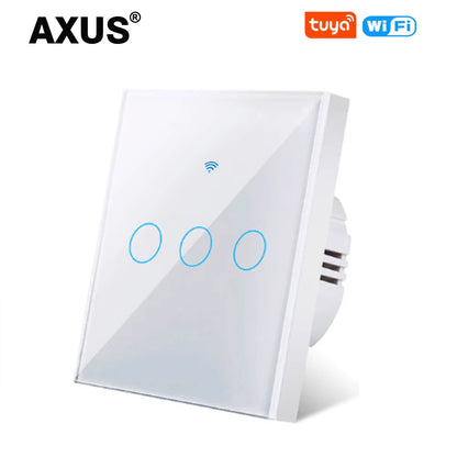 EU Wifi Smart Light Switches Touch Switch RF433 No Neutral Wire Smart Home Life - EditWell