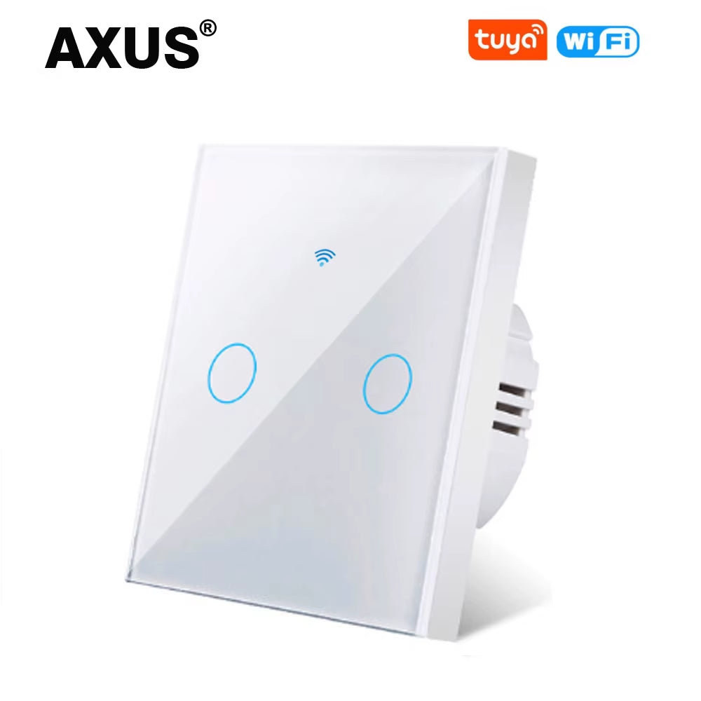 EU Wifi Smart Light Switches Touch Switch RF433 No Neutral Wire Smart Home Life - EditWell