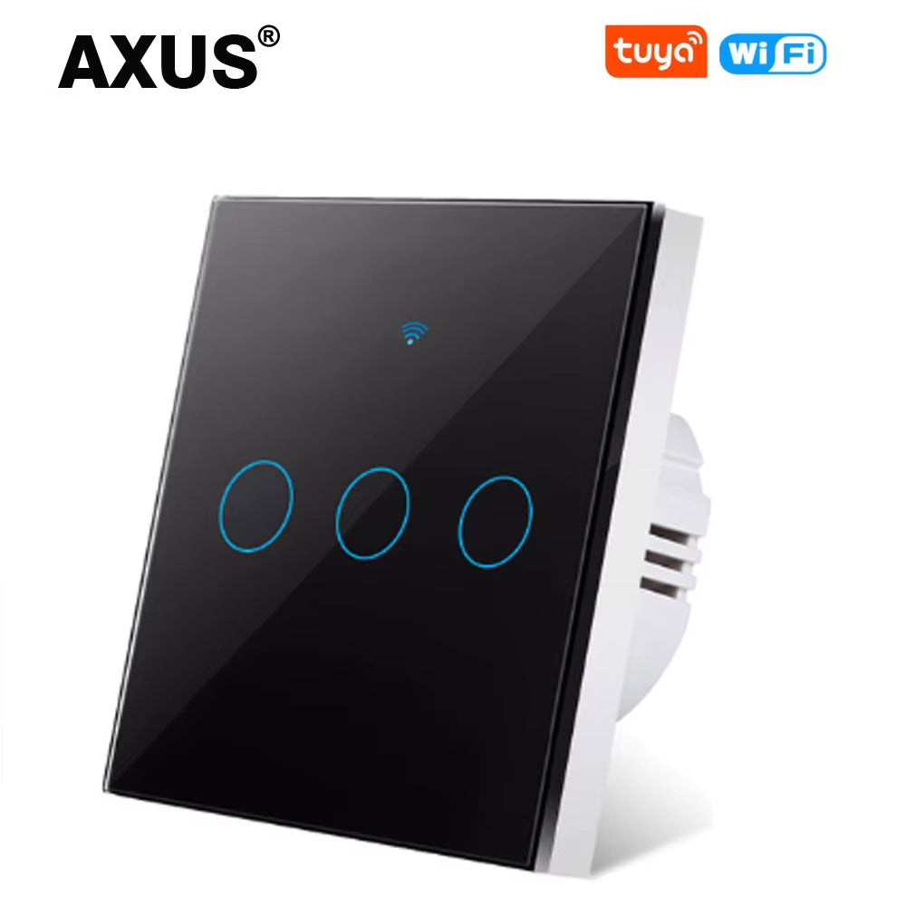 EU Wifi Smart Light Switches Touch Switch RF433 No Neutral Wire Smart Home Life - EditWell