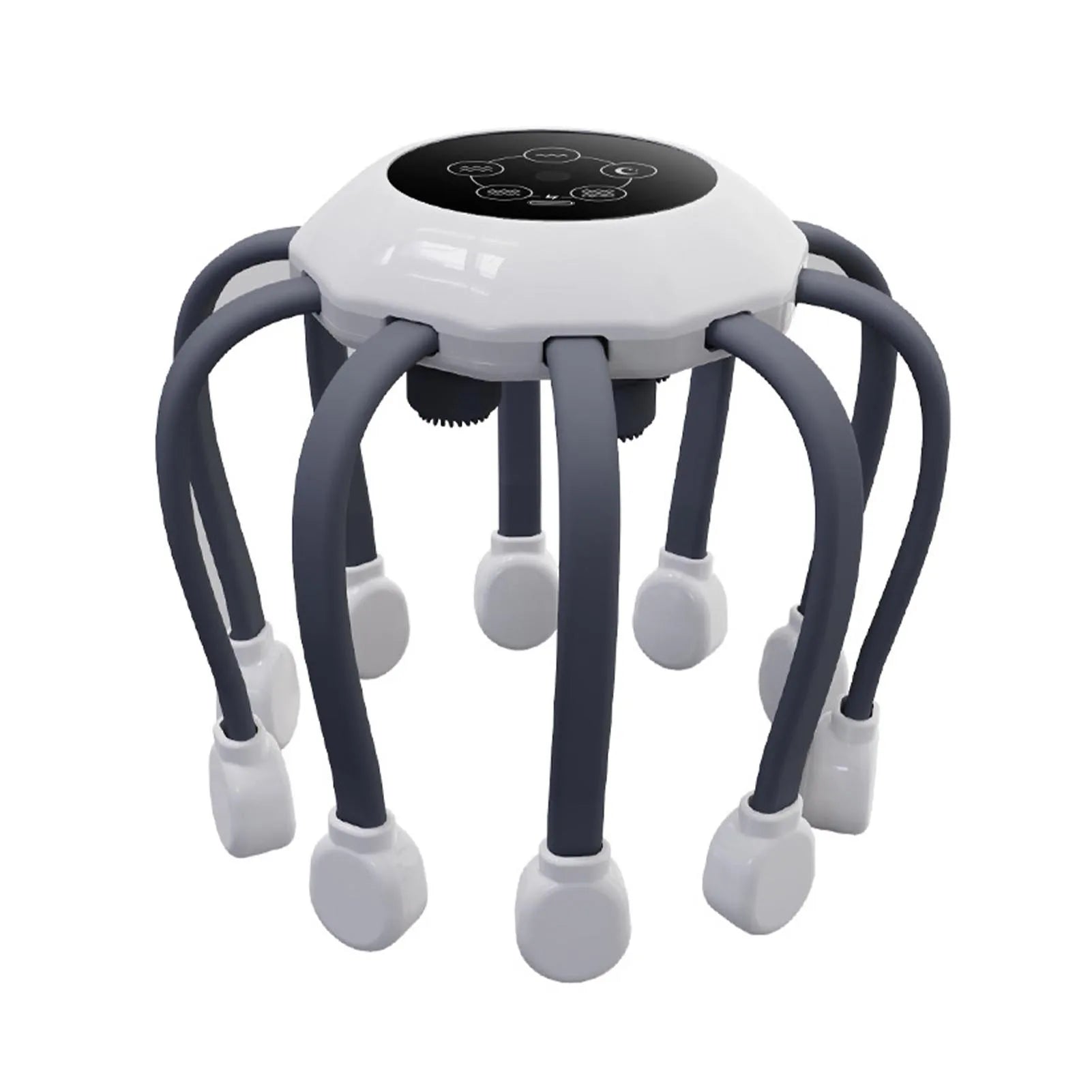 Electric Head Scalp Massager 360° | 4 Contact Points | Multiple Modes | Adjustable Intensity | Smart Timer | Stress Headache & Fatigue Relief | USB Rechargeable - EditWell