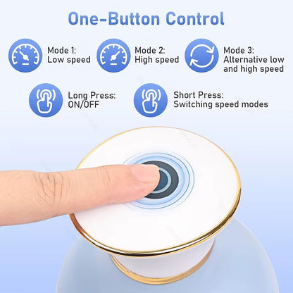 Electric Scalp Massager – 4 Heads, 5 Modes, Waterproof (IPX6) for Hair Growth & Stress Relief - EditWell
