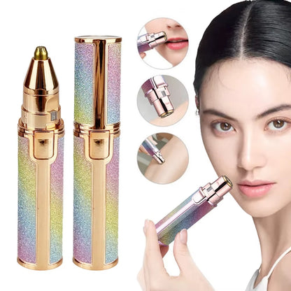 Eyebrow Trimmer Women'S Body Facial Lip Epilator Rechargeable Mini Shave Shaver