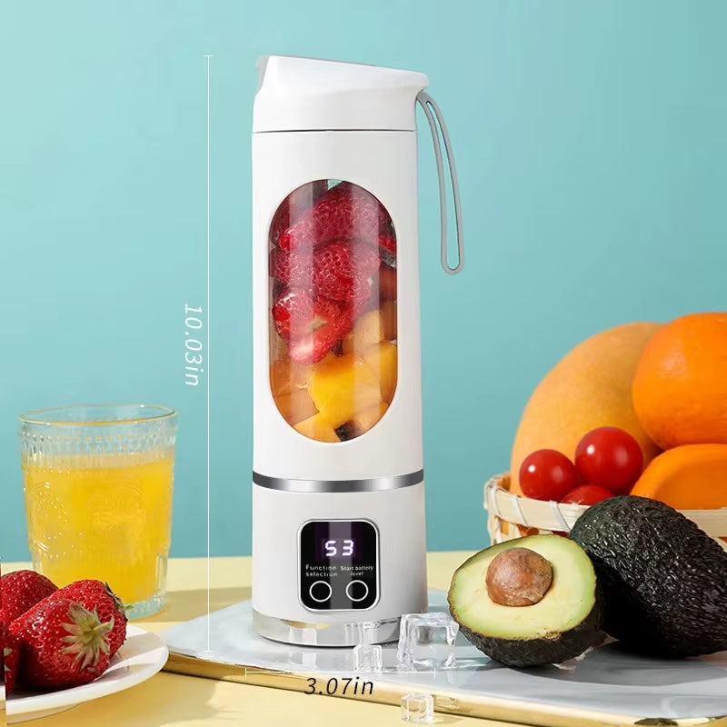 Fresh Smoothies. Anywhere. Anytime. — Portable 10-Blade USB Blender Cup with Ice Crushing Power - EditWell