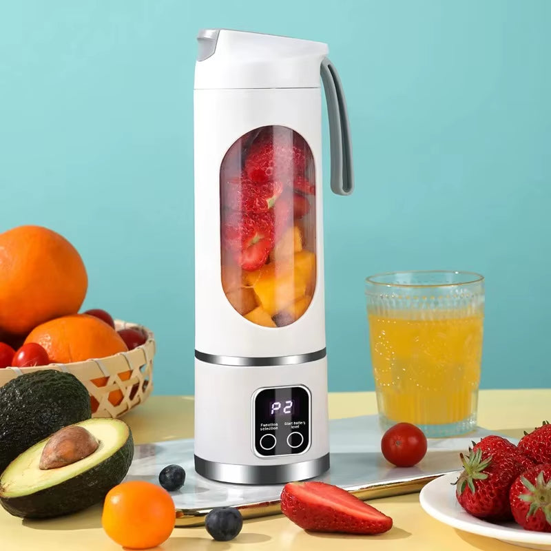 Fresh Smoothies. Anywhere. Anytime. — Portable 10-Blade USB Blender Cup with Ice Crushing Power - EditWell