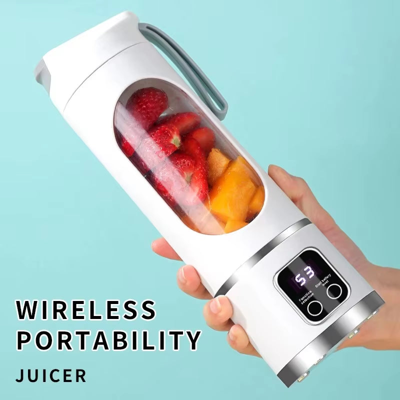 Fresh Smoothies. Anywhere. Anytime. — Portable 10-Blade USB Blender Cup with Ice Crushing Power - EditWell